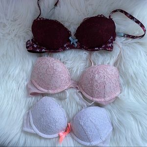 3 Gilly Hicks Bras (not selling individually)